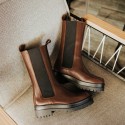 Brown leather ankle boots Gran