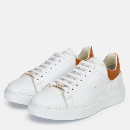 Sneaker white patent leather Norah
