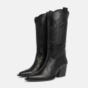 Cowboy leather boots axel black Given